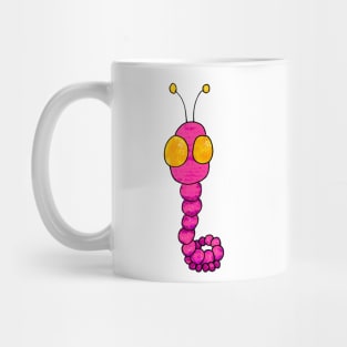 cute pink worm Mug